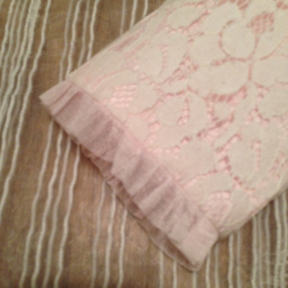 NWOT pale pink lace toddler jacket - Picture 5 of 6